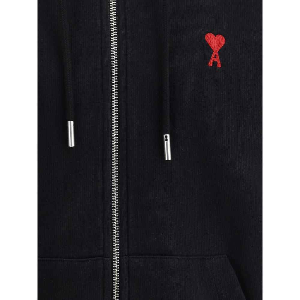 Black Cotton Sweatshirt