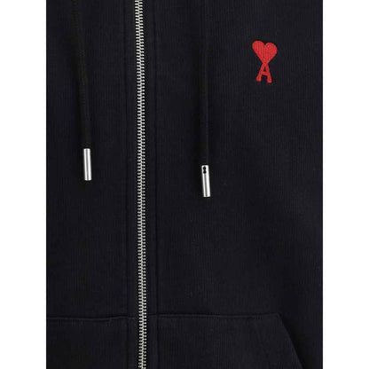 Black Cotton Sweatshirt
