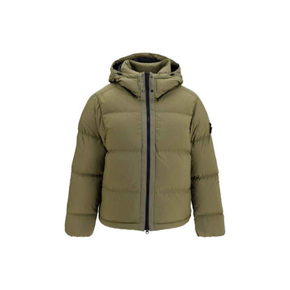 Bicolor Polyamide Full-Length Jacket