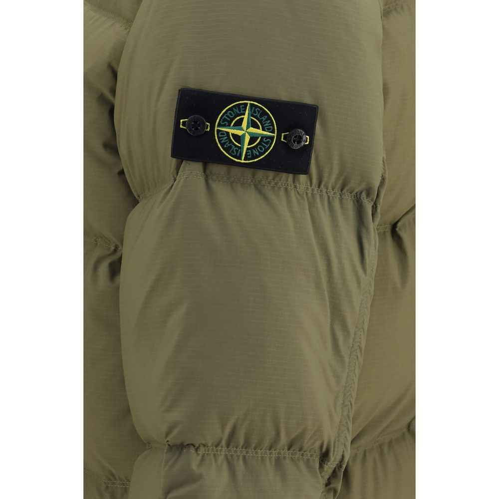 Bicolor Polyamide Full-Length Jacket