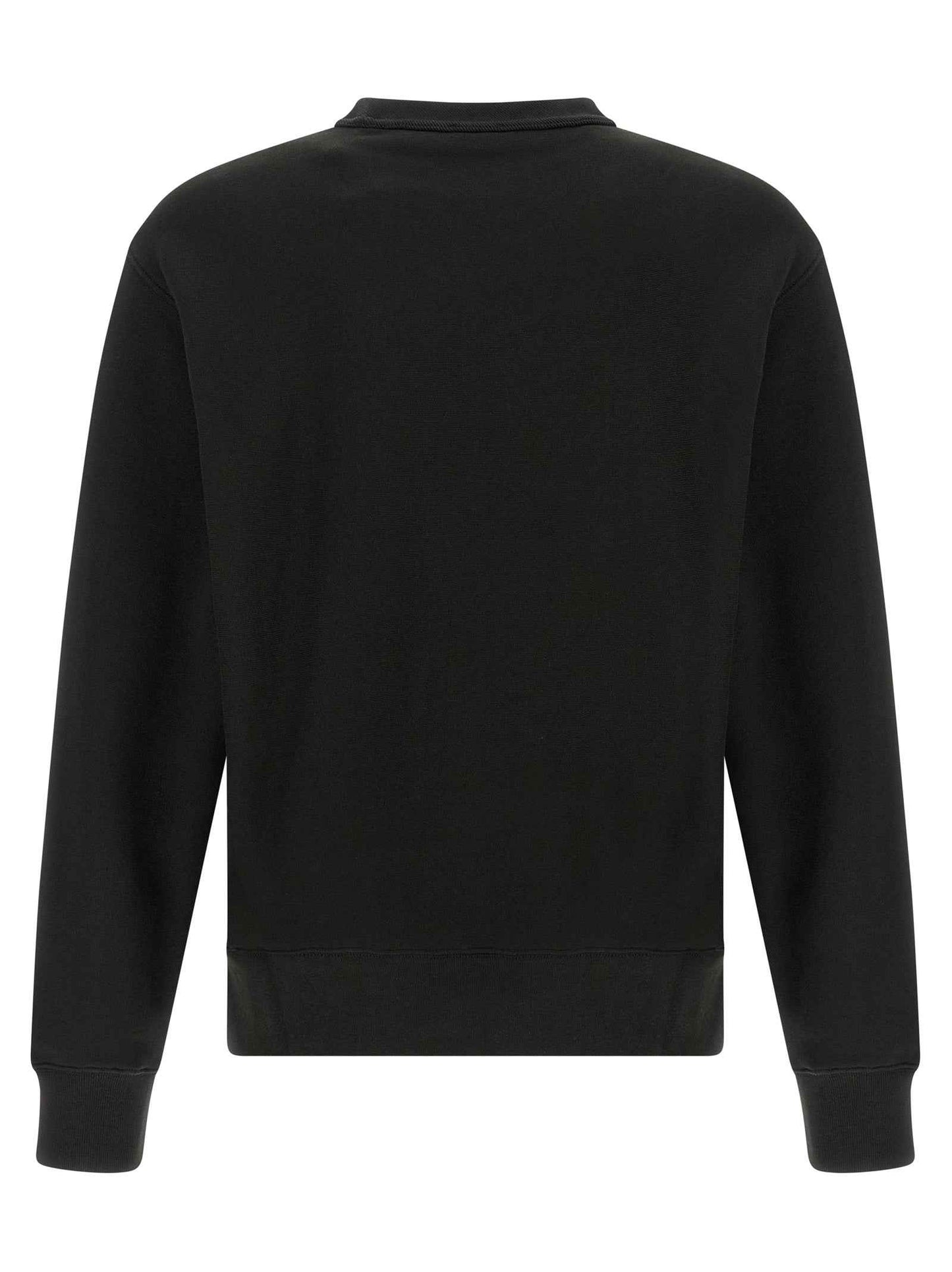 Black Cotton Sweatshirt