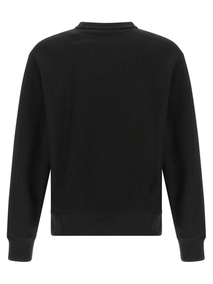 Black Cotton Sweatshirt