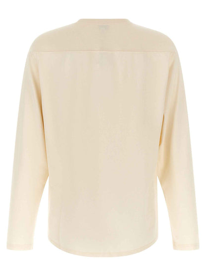 Beige Viscose T-Shirt