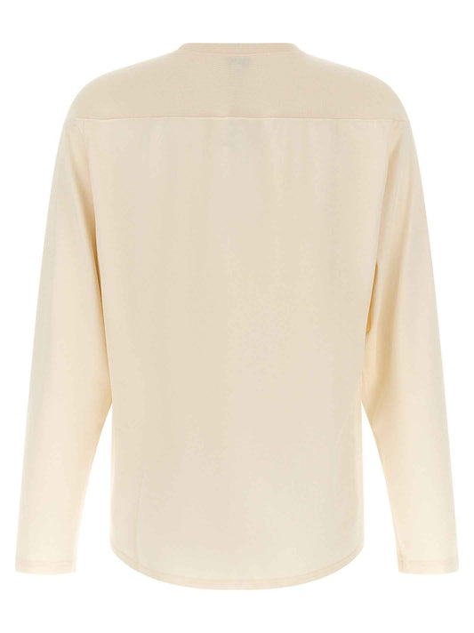 Beige Viscose T-Shirt