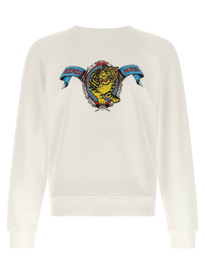 White Viscose Sweatshirt