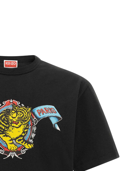 Black Cotton T-Shirt