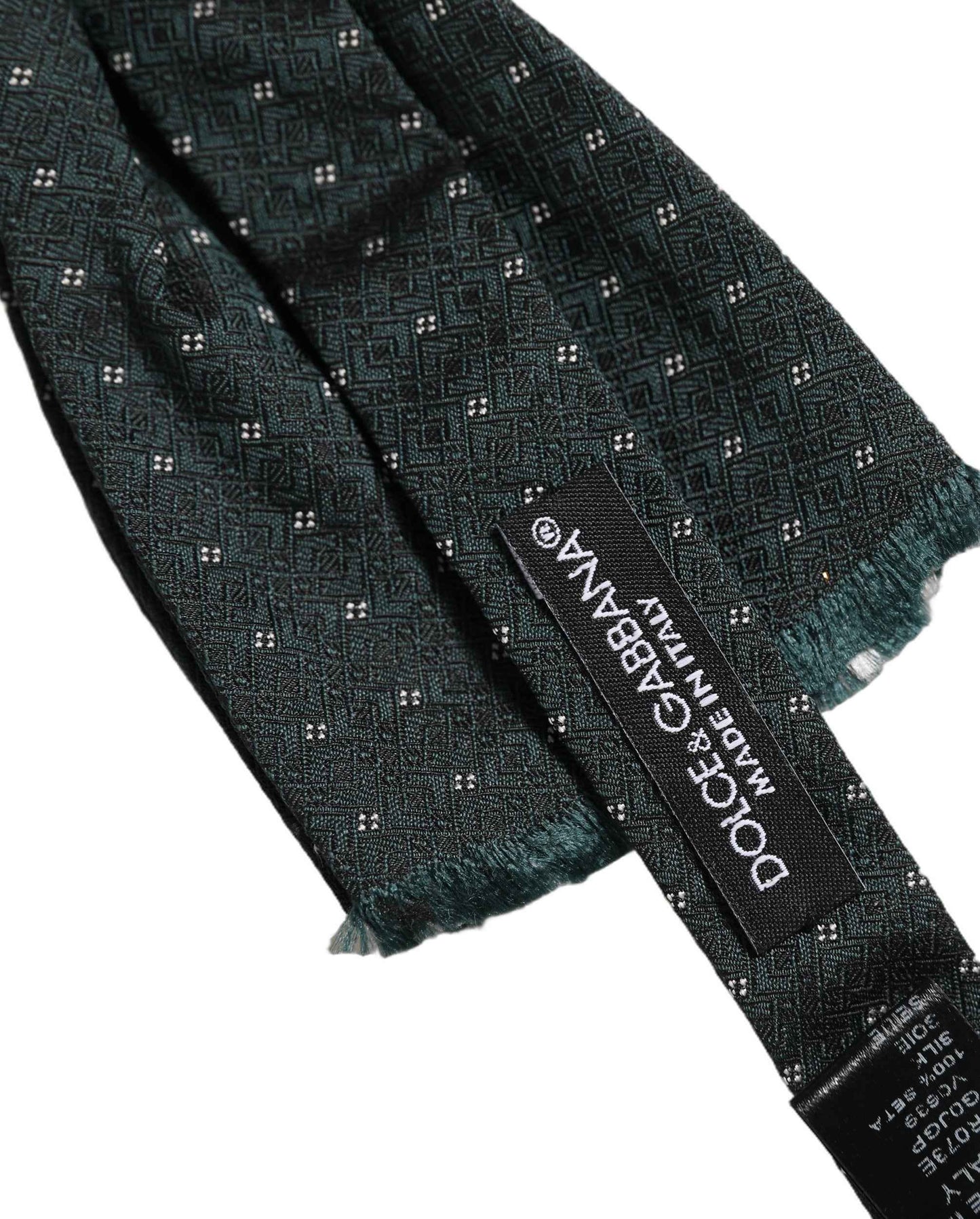 Men Green Patterned Adjustable Neck Papillon Bow Tie