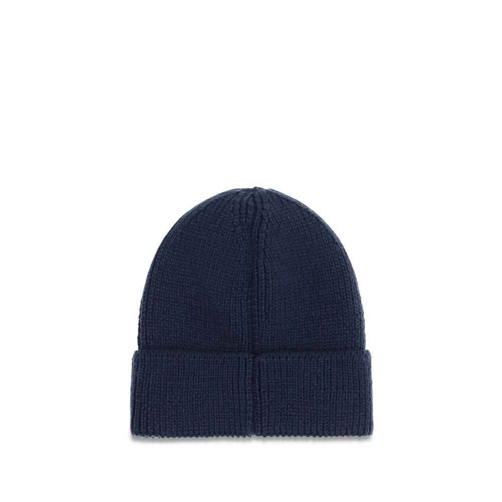 Blue Marabou Beanie