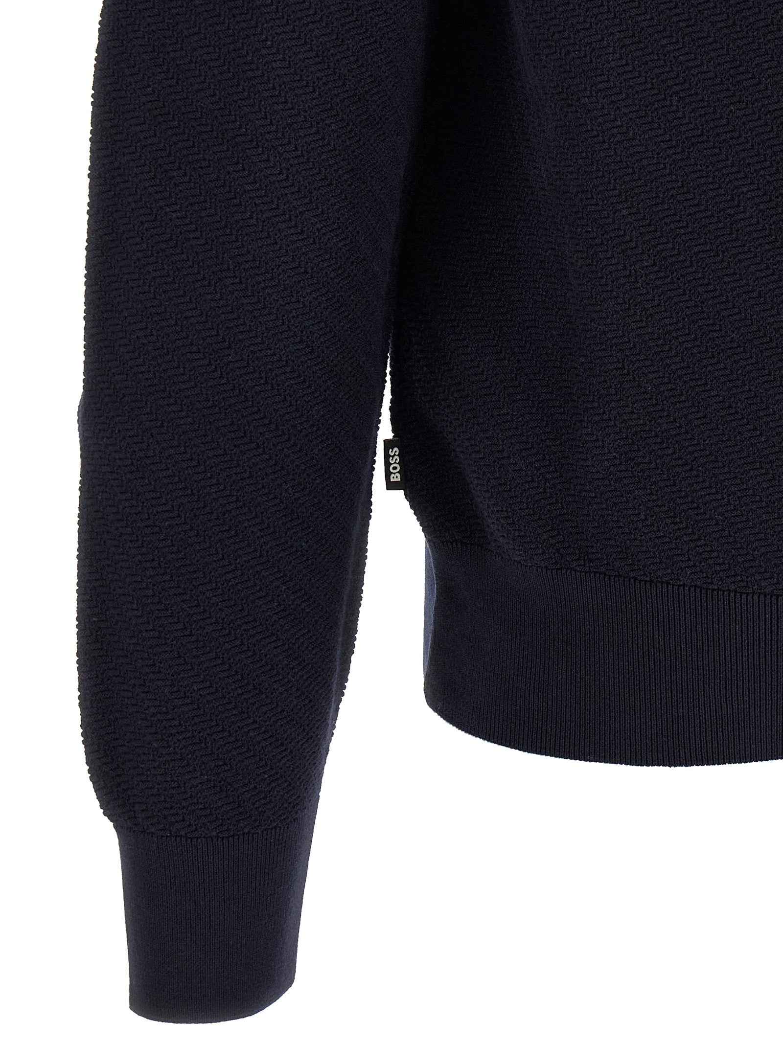 Blue Cotton Polo Shirt