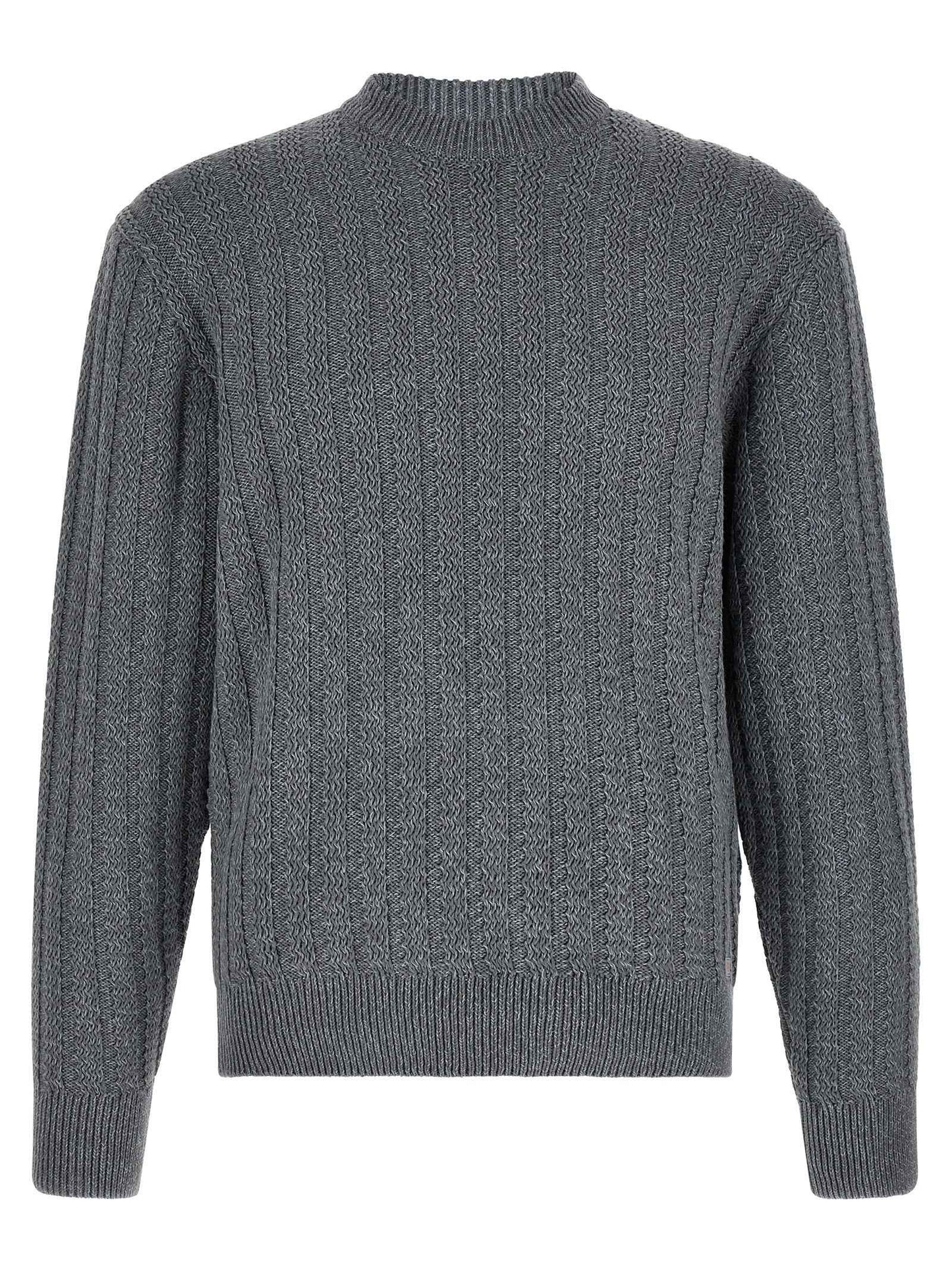 Gray Cotton Cardigan