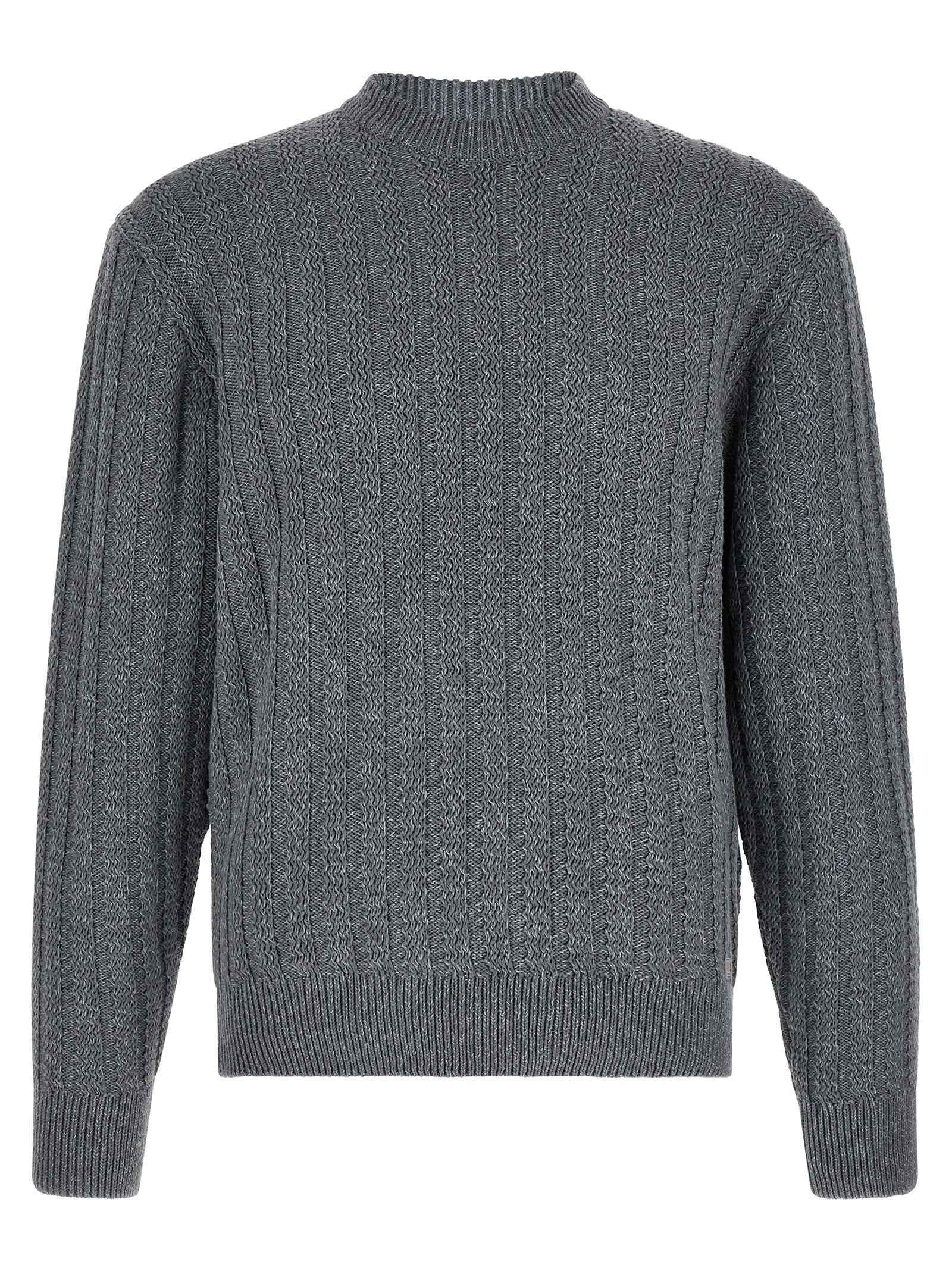 Gray Cotton Cardigan