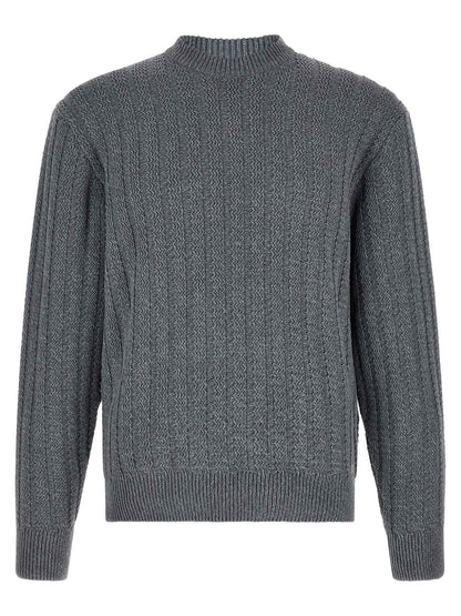 Gray Cotton Cardigan