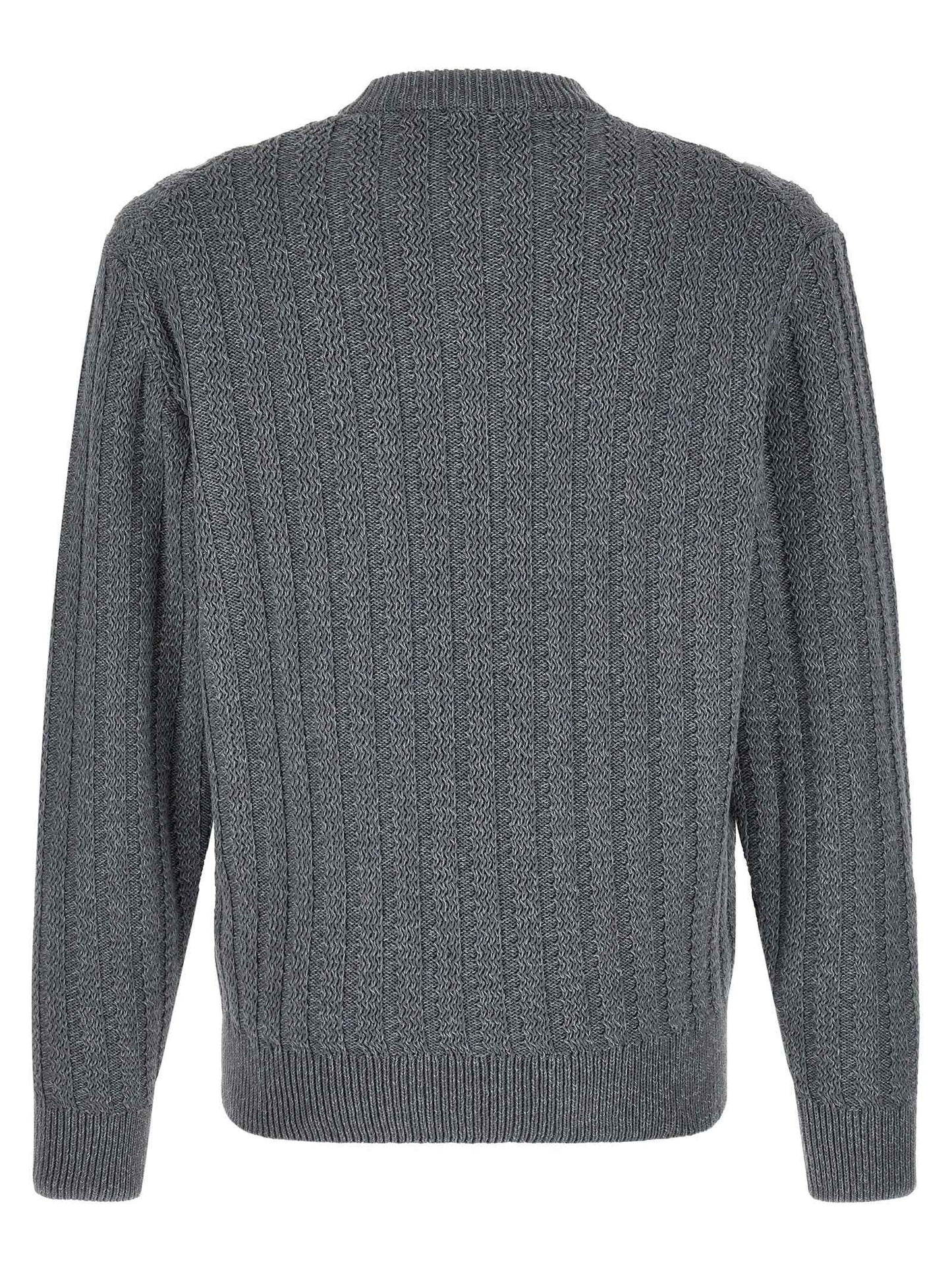Gray Cotton Cardigan
