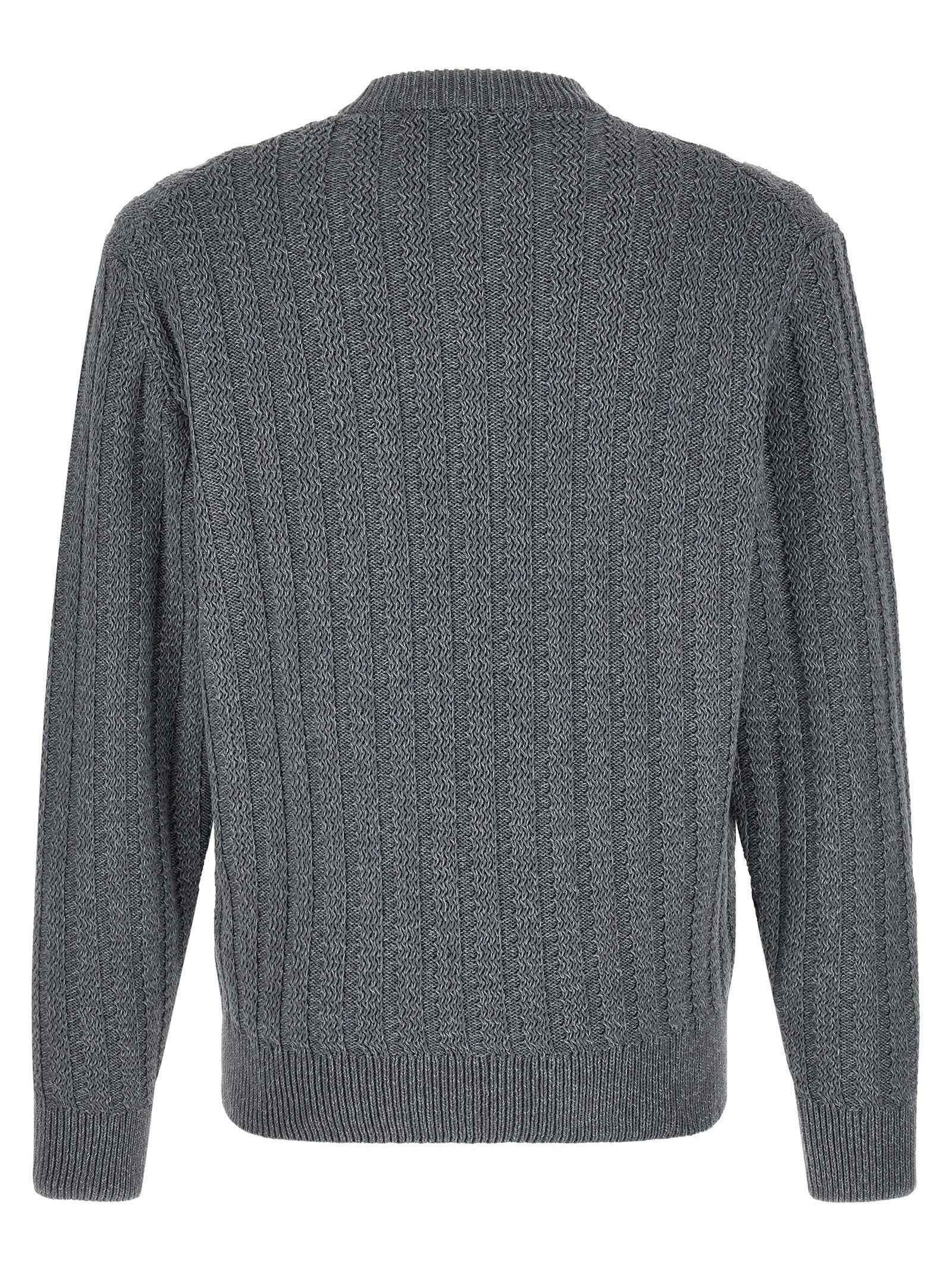 Gray Cotton Cardigan
