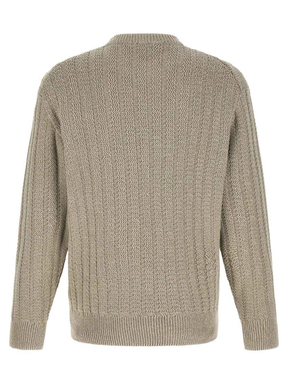 Beige Cotton Cardigan