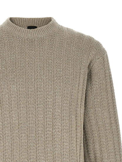 Beige Cotton Cardigan