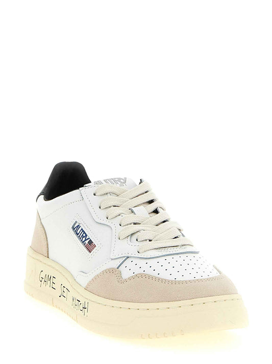 Multicolor Cowhide Athletic Sneakers