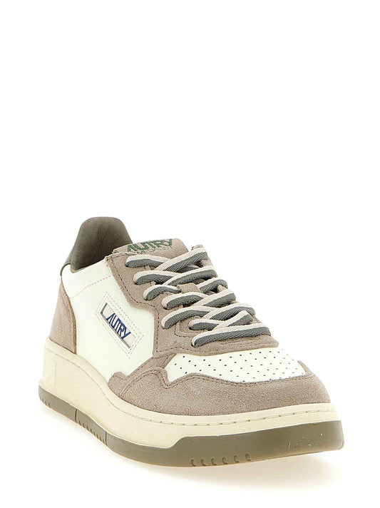Multicolor Cowhide Athletic Sneakers