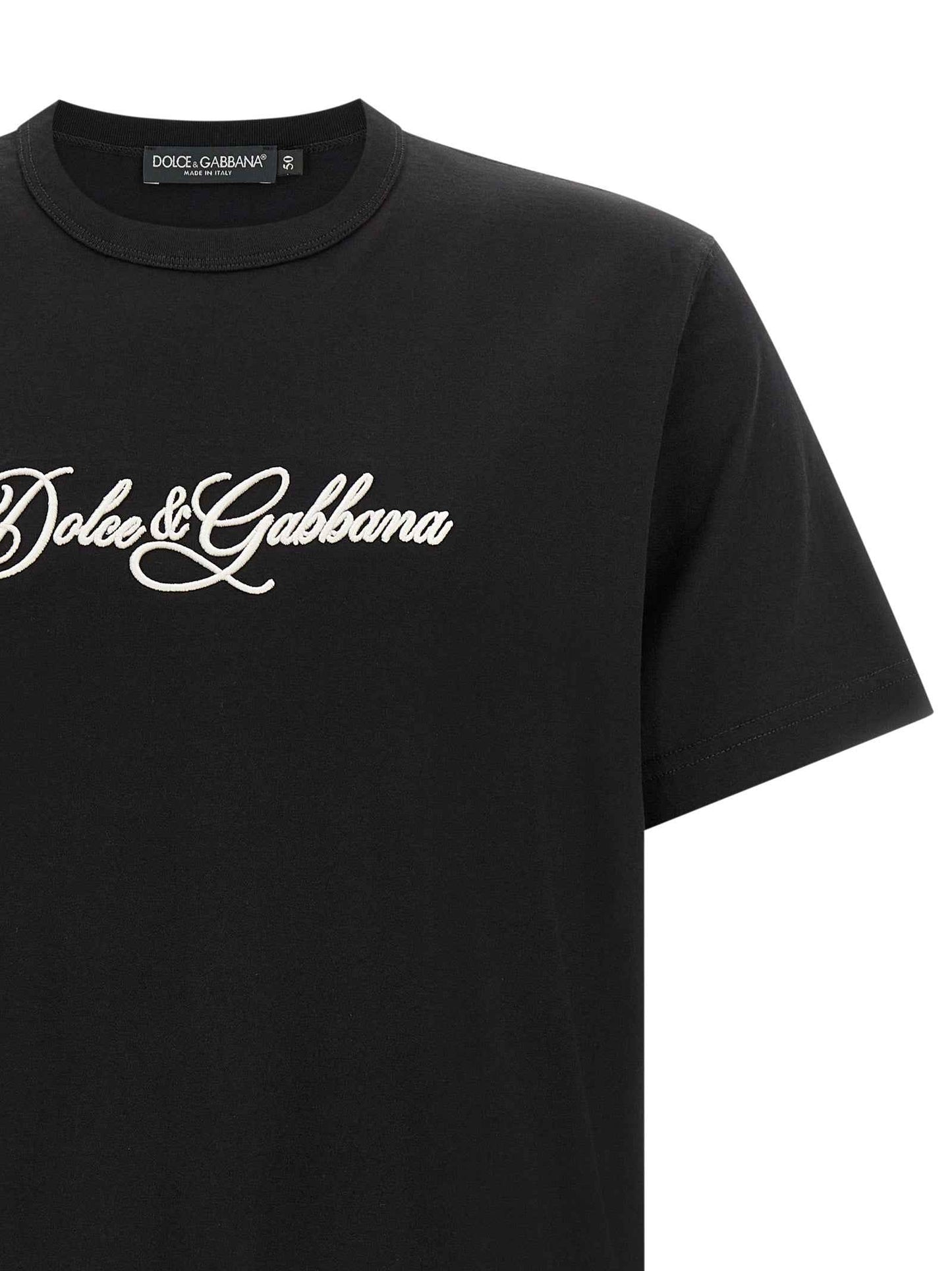 Black Cotton T-Shirt