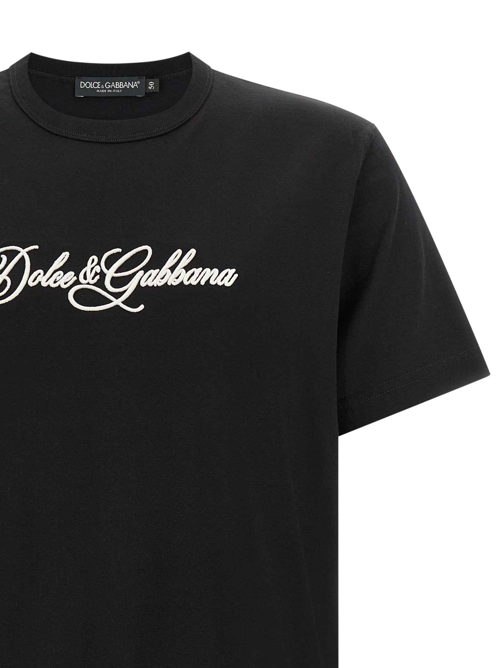 Black Cotton T-Shirt