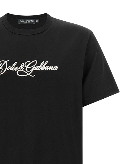 Black Cotton T-Shirt