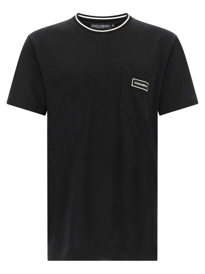 Black Cotton T-Shirt