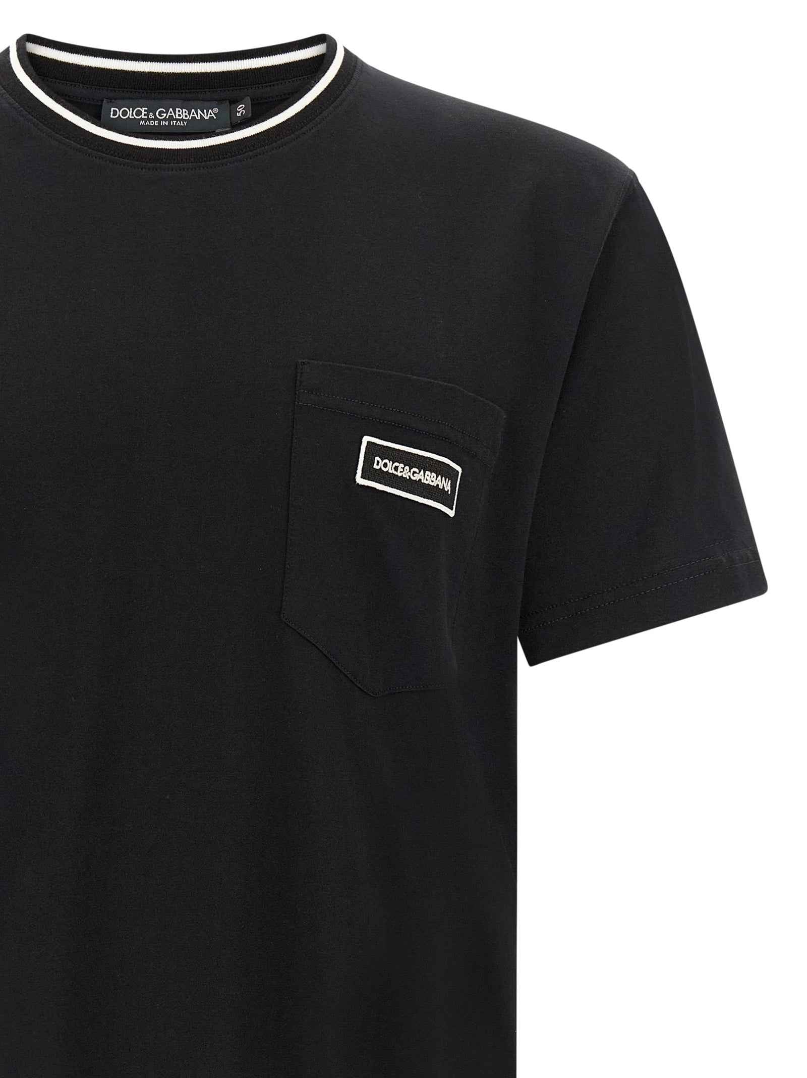 Black Cotton T-Shirt