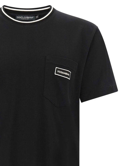 Black Cotton T-Shirt