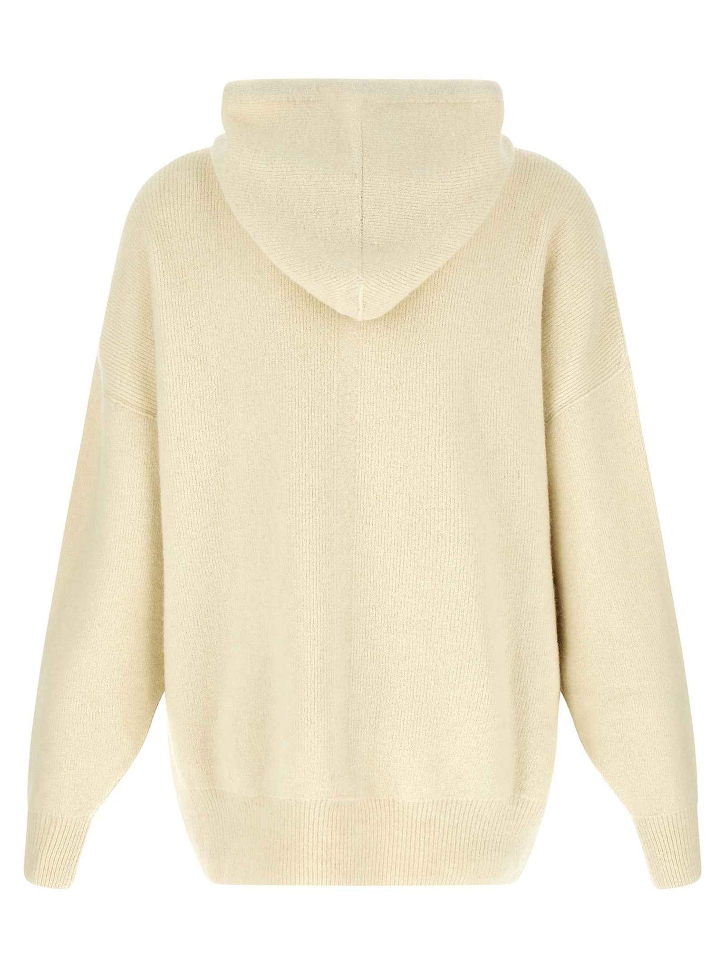 White Marabou Sweatshirt
