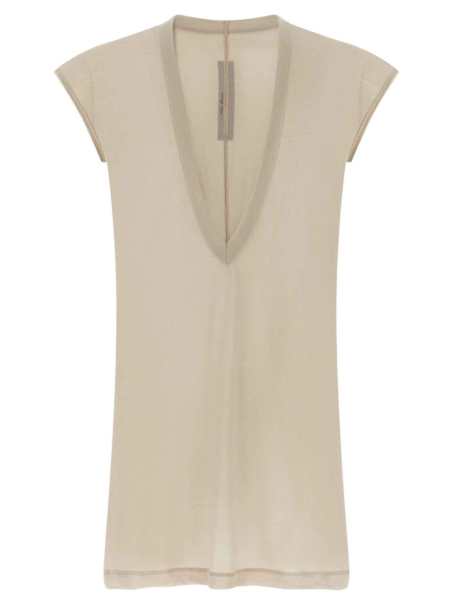 Beige Cotton T-Shirt