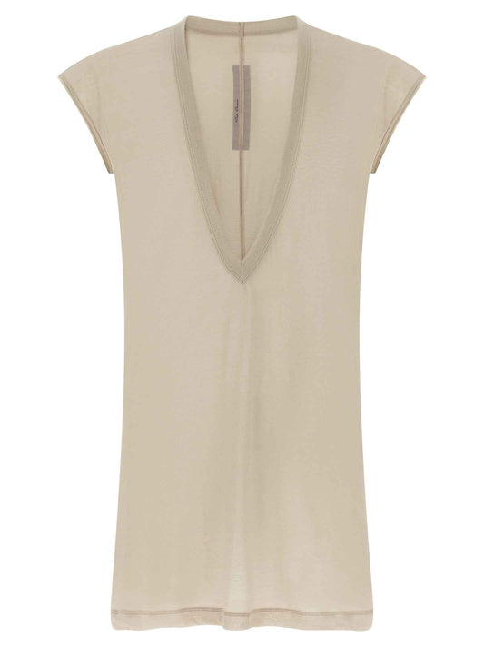 Beige Cotton T-Shirt