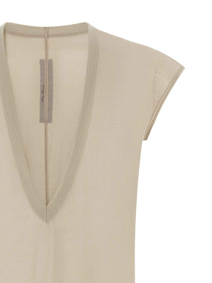 Beige Cotton T-Shirt