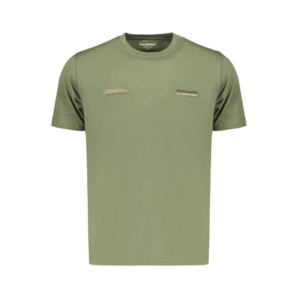 Green Cotton Men's T-Shirt