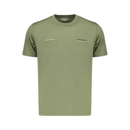 Green Cotton Men's T-Shirt