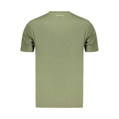 Green Cotton Men's T-Shirt