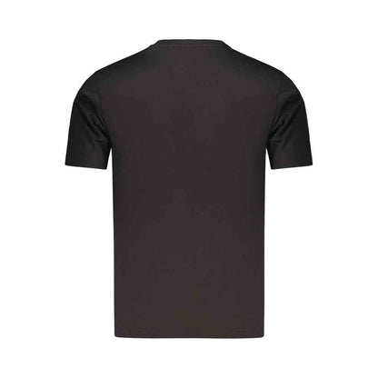 Black Cotton Men's T-Shirt