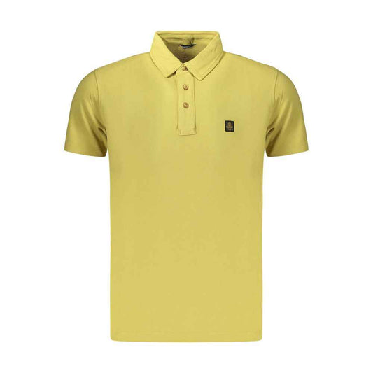 Yellow Cotton Men's Polo