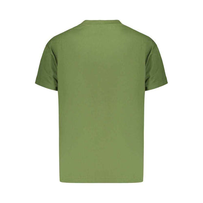 Green Cotton Men's T-Shirt