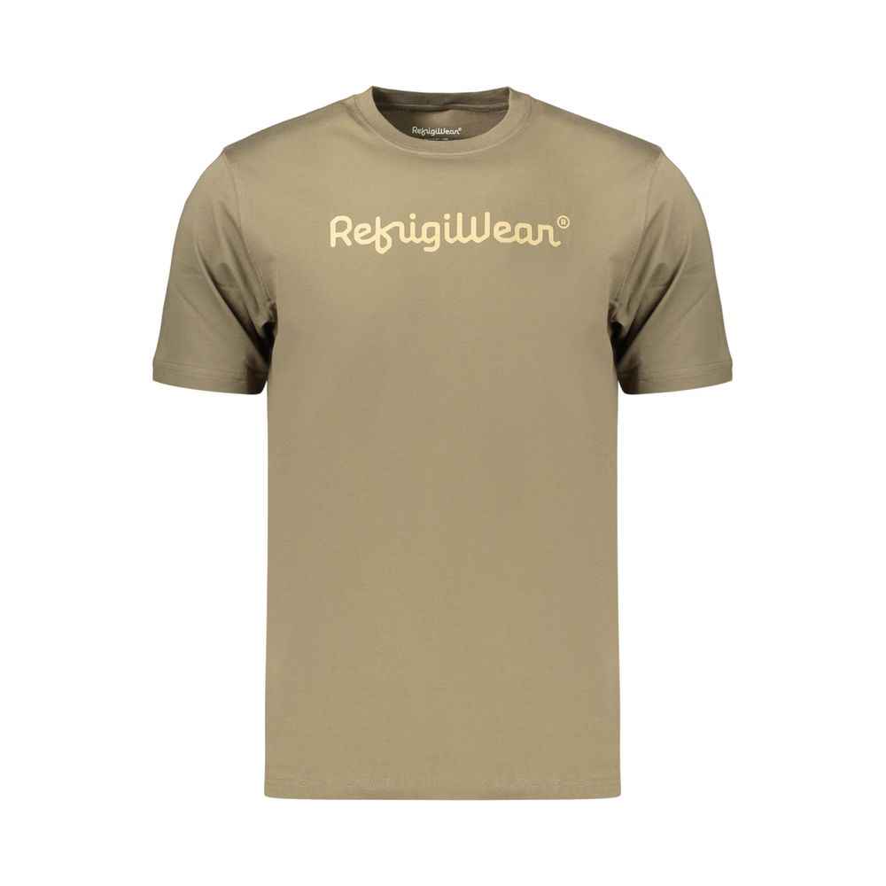 Green Cotton Men's T-Shirt
