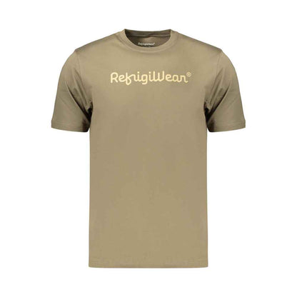 Green Cotton Men's T-Shirt