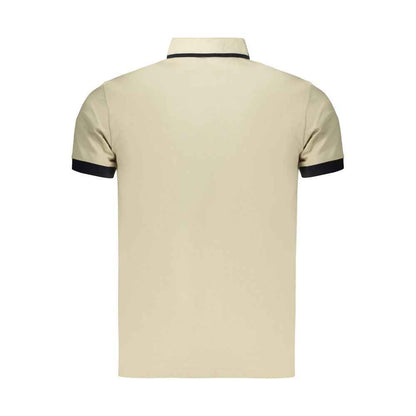 Beige Cotton Men's Polo