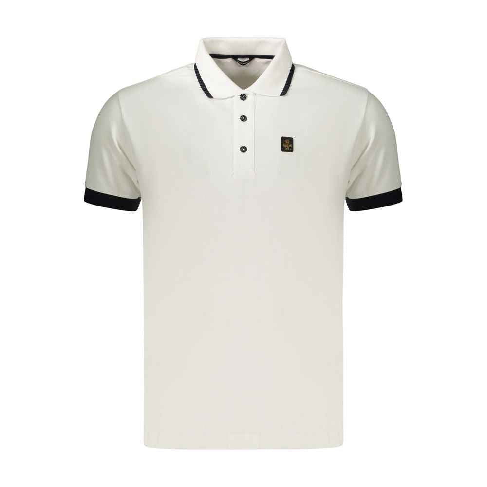 White Cotton Men's Polo