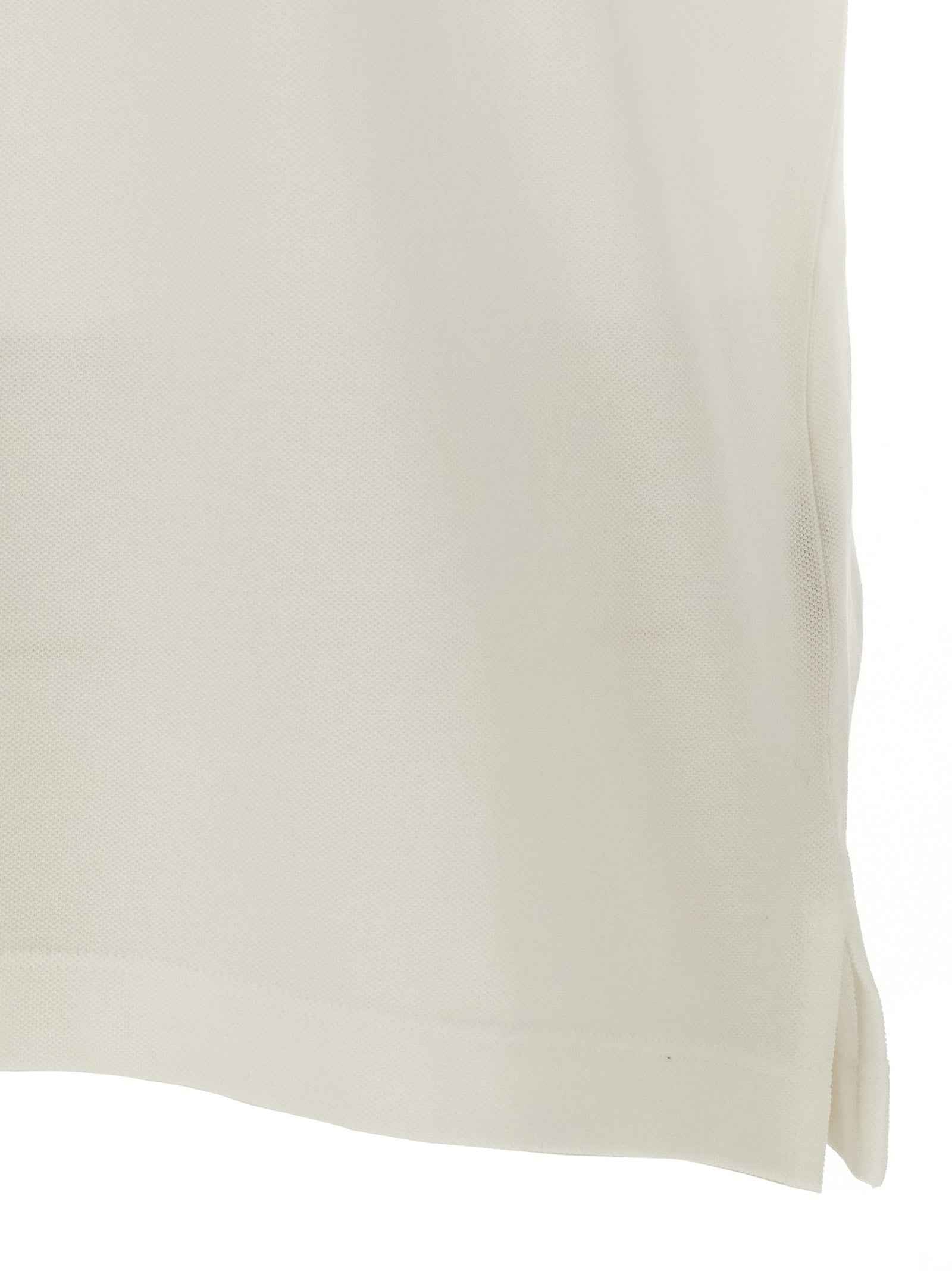 White Cotton Polo Shirt
