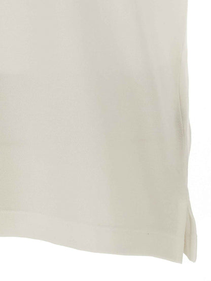 White Cotton Polo Shirt