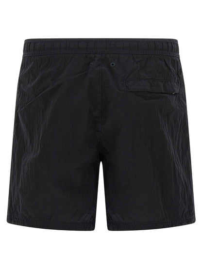 Blue Polyamide Swim Shorts