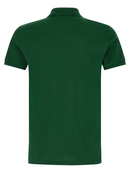 Bicolor Cotton Polo Shirt