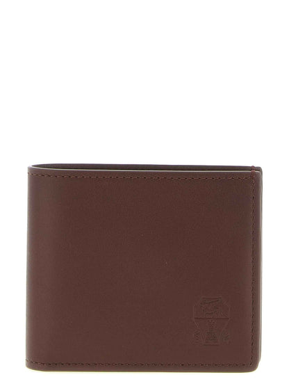 Brown Calfskin Leather Wallet