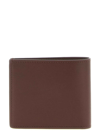 Brown Calfskin Leather Wallet