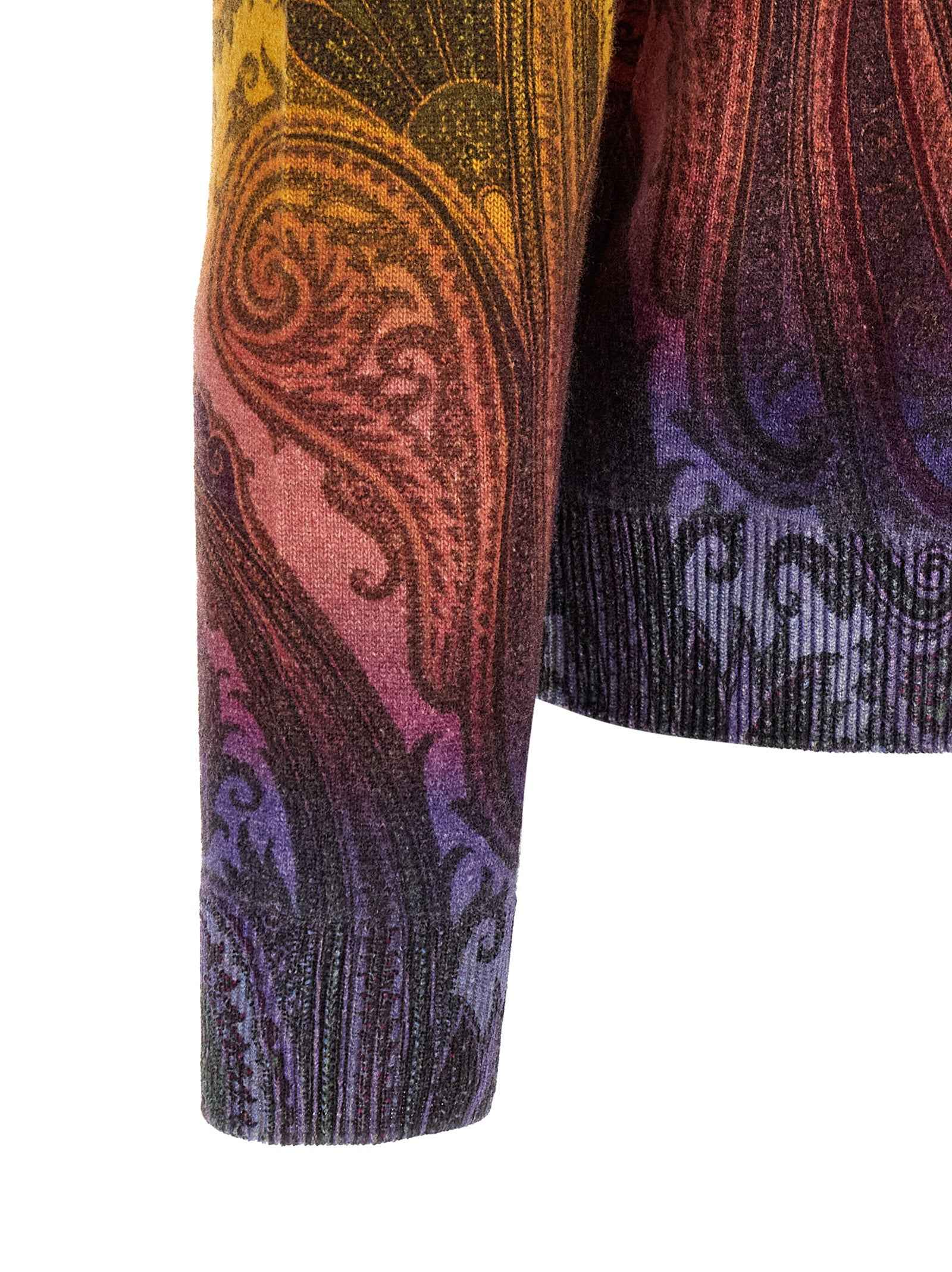 Multicolor Wool Cardigan