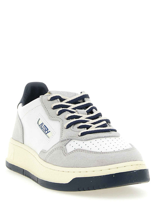 Multicolor Cowhide Athletic Sneakers